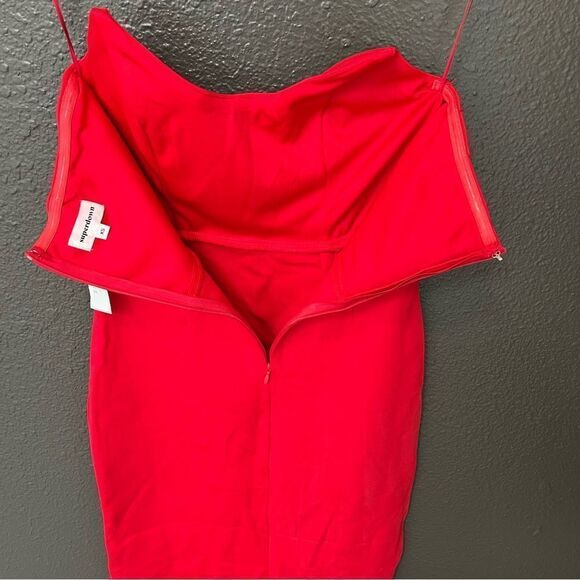 NWT Revolve x Superdown Loraine Slit Maxi Dress in Red | size XS - Picture 7 of 9